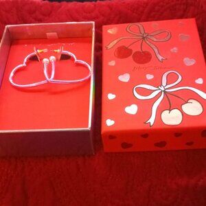 Betsey Johnson Heart Shaped Earrings